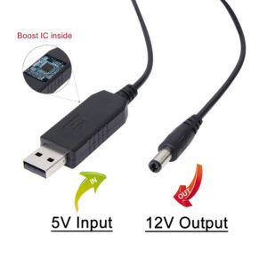 5V to 12V USB Power Supply Charger Adapter Cable
