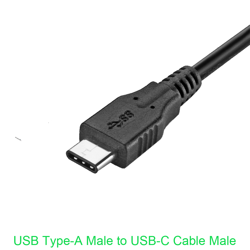 High SuperSpeed 5Gbps 10Gbps USB Type-A Male to USB-C Cable Male