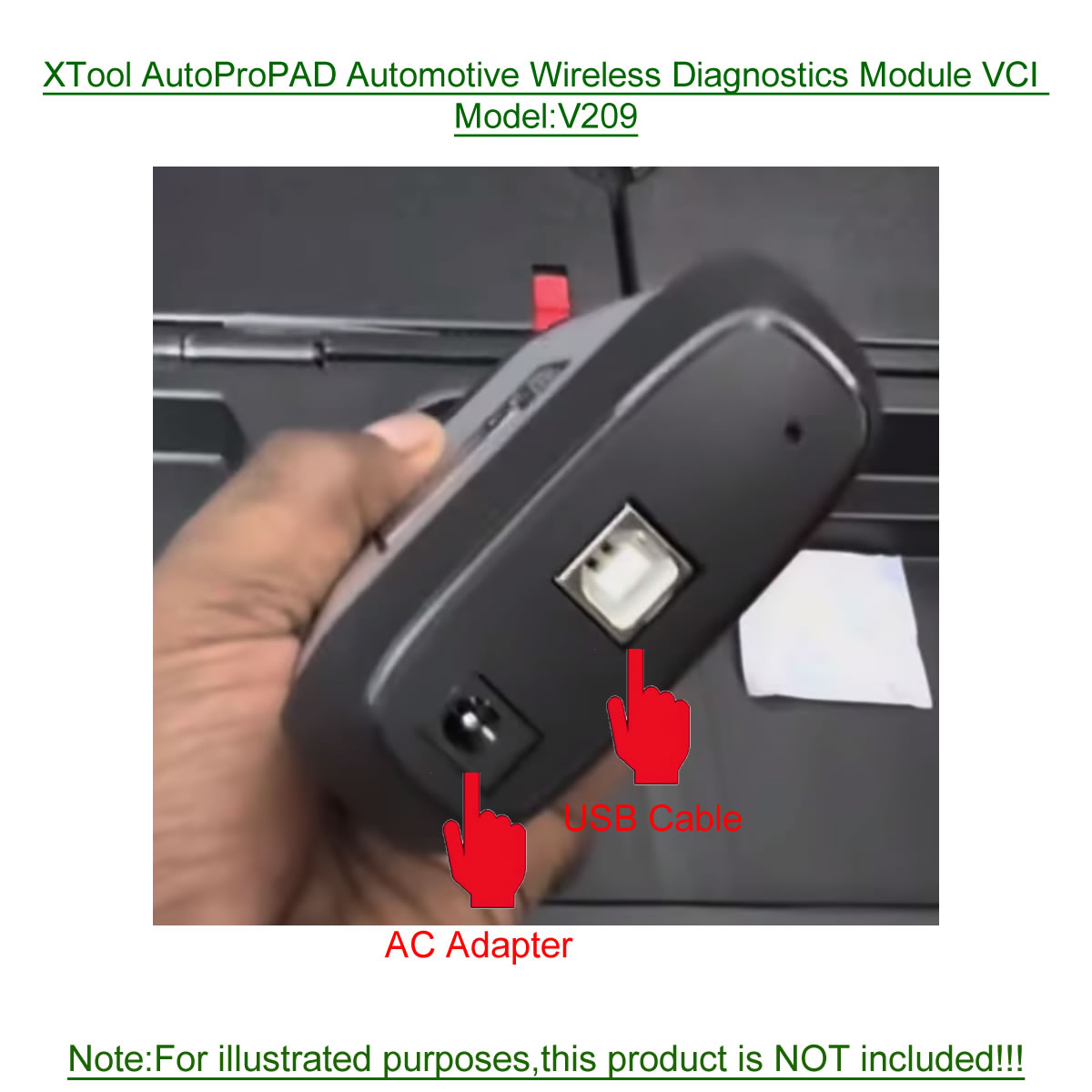 XTool AutoProPAD Automotive Wireless Diagnostics Module VCI V209