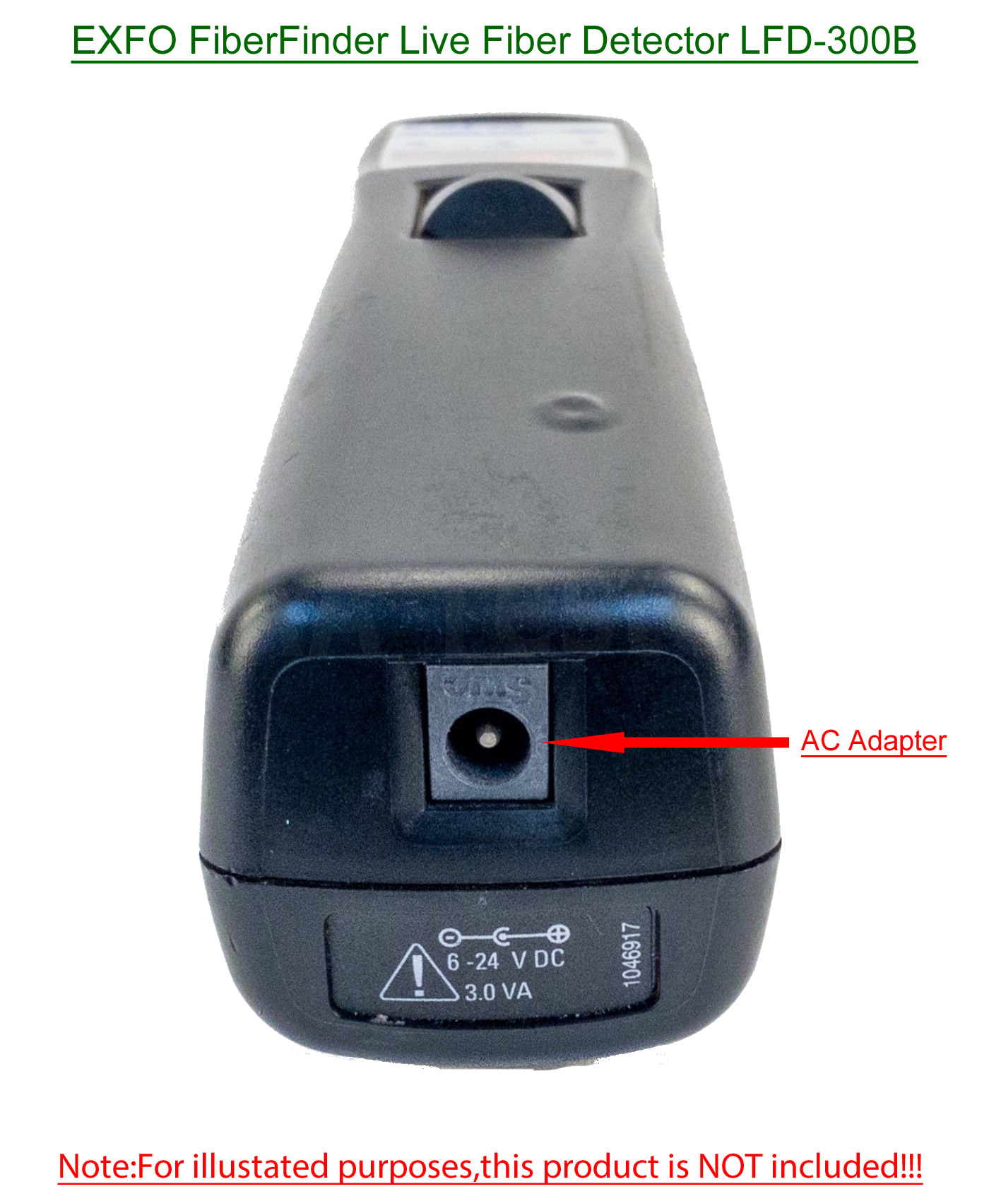 AC DC Wall Power Supply Adapter for EXFO FiberFinder Live Fiber Detector LFD-300B